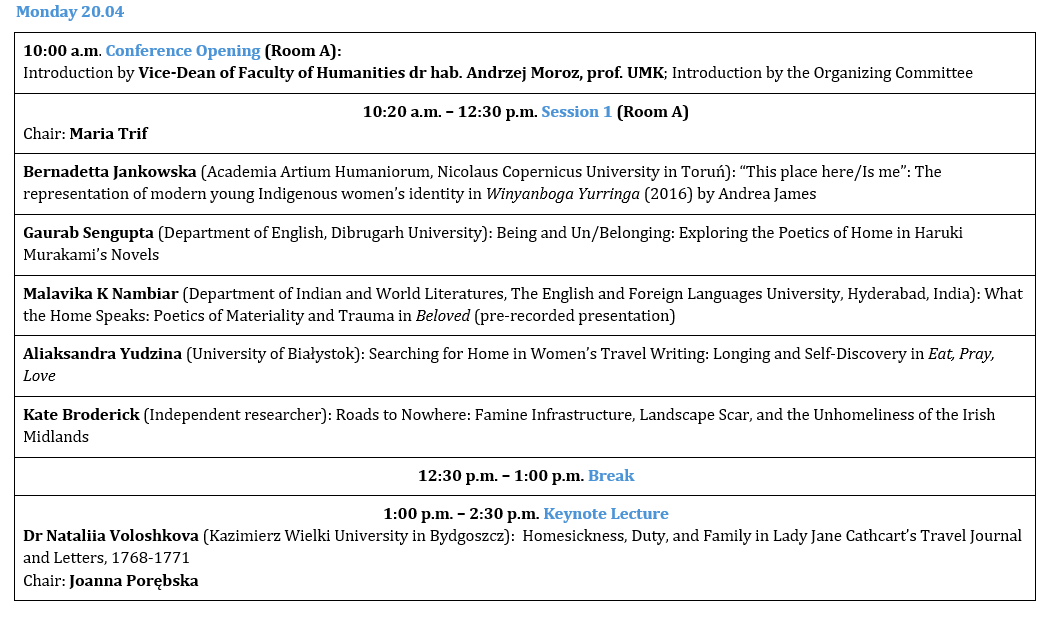 Conference Programme