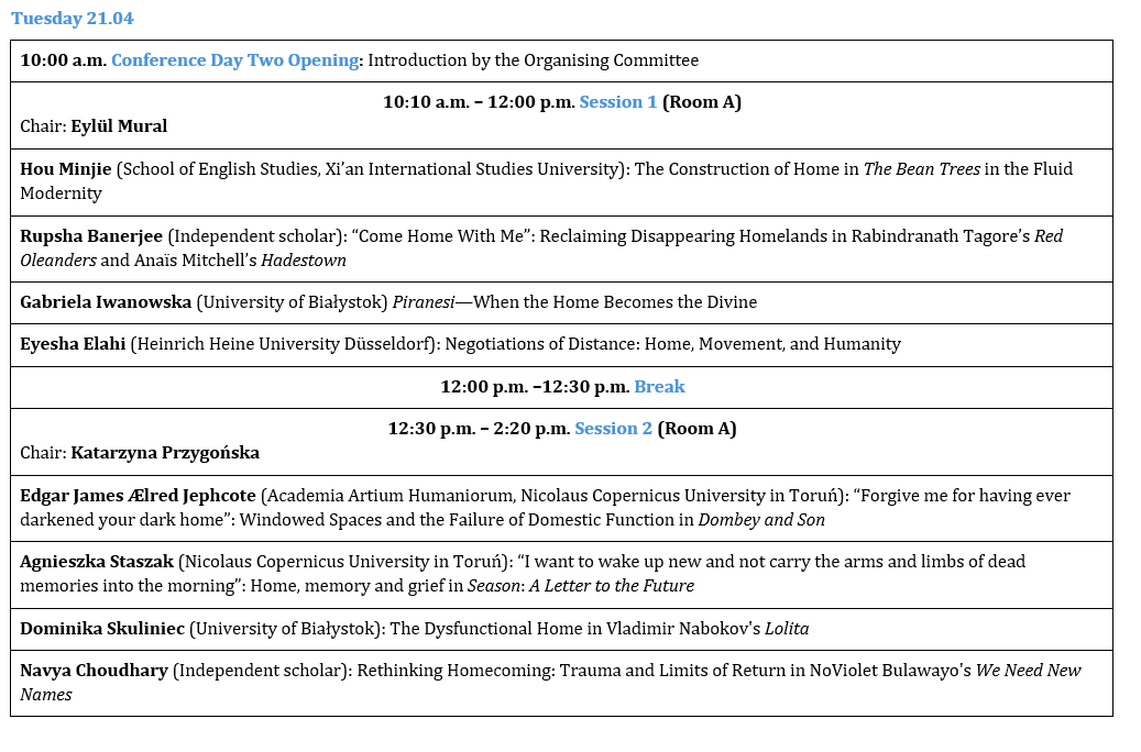 Conference Programme